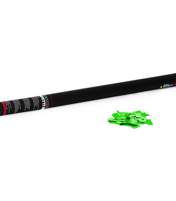 TCM FX - Kézi működtetésű Konfetti Ágyú 80cm - Világoszöld